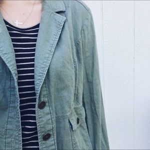 Army Jacket Blazer // Maurices // Olive Green